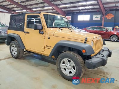 Czwarte zdjęcie samochodu z boku: 2013 JEEP WRANGLER SPORT VIN:1C4AJWAG7DL703647 - miniatura