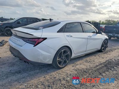 Trzecie zdjęcie samochodu z tyłu: 2022 HYUNDAI ELANTRA N LINE VIN:KMHLR4AF9NU311709 - miniatura