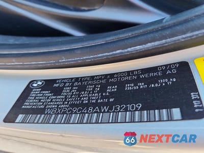 Zdjęcie 13 z 13 samochodu: 2010 BMW X3 XDRIVE30I VIN:WBXPC9C48AWJ32109 - miniatura