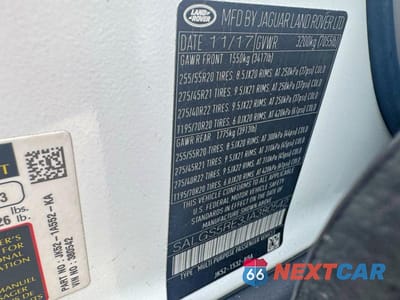 Zdjęcie 10 z 10 samochodu: 2018 LAND ROVER RANGE ROVER SUPERCHARGED VIN:SALGS5RE3JA380542 - miniatura