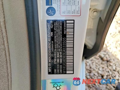 Zdjęcie 12 z 12 samochodu: 2020 MERCEDES-BENZ S 560 VIN:W1KUG8DB3LA533505 - miniatura