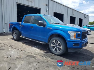 Czwarte zdjęcie samochodu z boku: 2019 FORD F150 SUPERCREW VIN:1FTEW1E49KKF19917 - miniatura