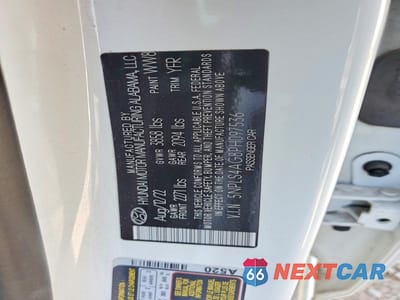 Zdjęcie 12 z 12 samochodu: 2023 HYUNDAI ELANTRA SEL VIN:5NPLS4AG8PH097536 - miniatura