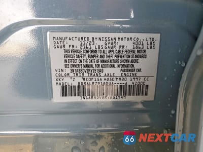 Zdjęcie 12 z 12 samochodu: 2024 NISSAN SENTRA SR VIN:3N1AB8DV2RY251949 - miniatura