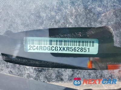 Zdjęcie 13 z 13 samochodu: 2019 DODGE GRAND CARAVAN SXT VIN:2C4RDGCGXKR562851 - miniatura