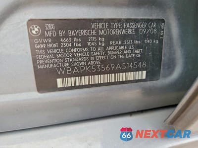 Zdjęcie 12 z 12 samochodu: 2009 BMW 328 XI SULEV VIN:WBAPK53569A514548 - miniatura