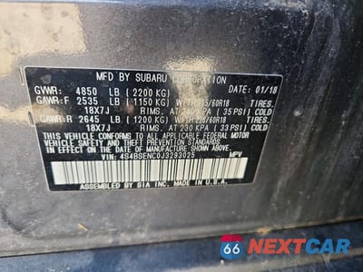 Zdjęcie 12 z 12 samochodu: 2018 SUBARU OUTBACK 3.6R LIMITED VIN:4S4BSENC0J3293025 - miniatura