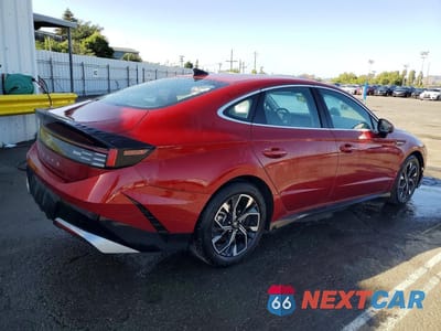 Trzecie zdjęcie samochodu z tyłu: 2024 HYUNDAI SONATA SEL VIN:KMHL64JA5RA400617 - miniatura
