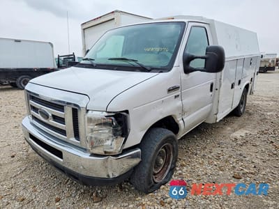 2014 FORD ECONOLINE E350 SUPER DUTY CUTAWAY VAN 1FDWE3FL9EDA91182 - główne zdjęcie licytacji z USA - miniatura