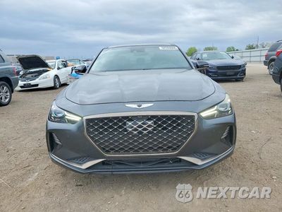 Piąte zdjęcie samochodu w środku: 2019 GENESIS G70 2.0T ADVANCED VIN:KMTG44LA1KU013724 - miniatura
