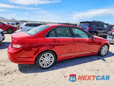 Trzecie zdjęcie samochodu z tyłu: 2009 MERCEDES-BENZ C 300 4MATIC VIN:WDDGF81X09F255531 - miniatura