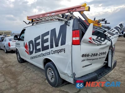Drugie zdjęcie samochodu z przodu: 2019 CHEVROLET EXPRESS 2500 CARGO UTILITY / SERVICE VAN VIN:1GCWGAFP9K1368299 - miniatura