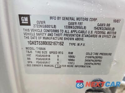 Zdjęcie 12 z 12 samochodu: 2008 GMC ENVOY DENALI VIN:1GKET63MX82167162 - miniatura
