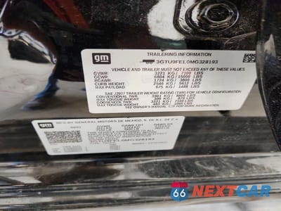 Zdjęcie 12 z 12 samochodu: 2021 GMC SIERRA K1500 DENALI VIN:3GTU9FEL0MG328193 - miniatura