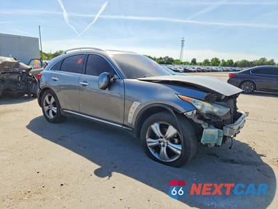 Czwarte zdjęcie samochodu z boku: 2009 INFINITI FX35 BASE VIN:JNRAS18W19M152307 - miniatura