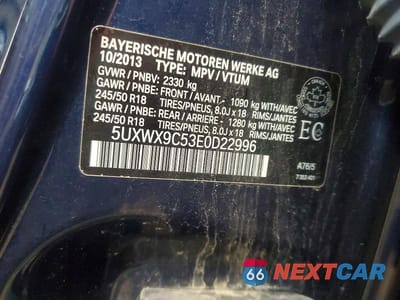 Zdjęcie 14 z 14 samochodu: 2014 BMW X3 XDRIVE28I VIN:5UXWX9C53E0D22996 - miniatura