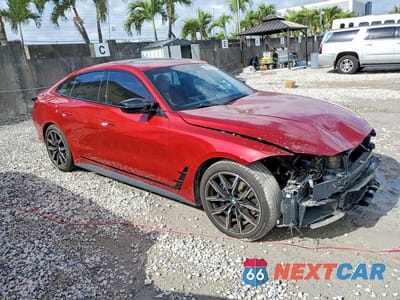 Czwarte zdjęcie samochodu z boku: 2025 BMW M440XI GRAN COUPE VIN:WBA63FB08SFU33967 - miniatura