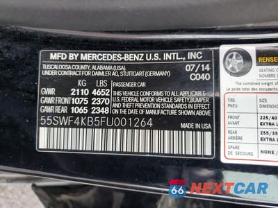 Zdjęcie 13 z 13 samochodu: 2015 MERCEDES-BENZ C 300 4MATIC VIN:55SWF4KB5FU001264 - miniatura