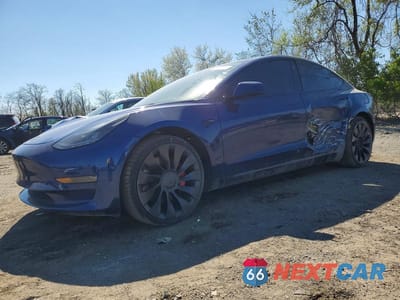 2022 TESLA MODEL 3 5YJ3E1ECXNF203090 - główne zdjęcie licytacji z USA - miniatura