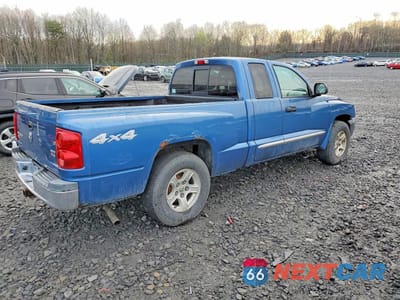 Trzecie zdjęcie samochodu z tyłu: 2005 DODGE DAKOTA SLT VIN:1D7HW42N55S150043 - miniatura