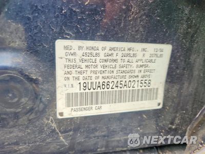 Zdjęcie 12 z 12 samochodu: 2005 ACURA TL VIN:19UUA66245A021558 - miniatura