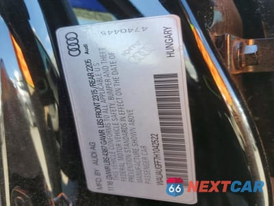 Zdjęcie 12 z 12 samochodu: 2017 AUDI A3 PREMIUM VIN:WAUAUGFF7H1042522 - miniatura