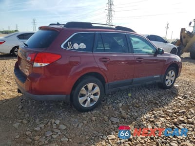 Trzecie zdjęcie samochodu z tyłu: 2012 SUBARU OUTBACK 2.5I LIMITED VIN:4S4BRBKC0C3214339 - miniatura