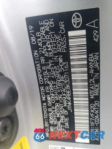 Zdjęcie 12 z 12 samochodu: 2019 TOYOTA COROLLA HATCHBACK SE VIN:JTNK4RBE8K3071163 - miniatura