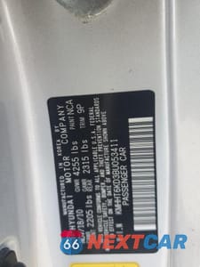 Zdjęcie 12 z 12 samochodu: 2011 HYUNDAI GENESIS COUPE 2.0T PREMIUM VIN:KMHHT6KD3BU053411 - miniatura