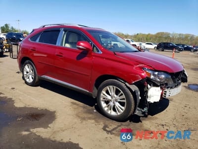 Czwarte zdjęcie samochodu z boku: 2012 LEXUS RX 450H VIN:JTJBC1BA3C2427304 - miniatura