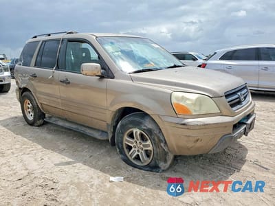 Czwarte zdjęcie samochodu z boku: 2003 HONDA PILOT EXL VIN:2HKYF18563H553069 - miniatura