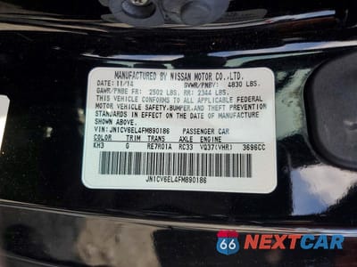 Zdjęcie 12 z 12 samochodu: 2015 INFINITI Q60 SPORT VIN:JN1CV6EL4FM890186 - miniatura