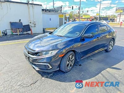 Drugie zdjęcie samochodu z przodu: 2021 HONDA CIVIC LX VIN:2HGFC2F64MH524053 - miniatura