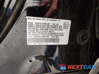 Zdjęcie 13 z 13 samochodu: 2018 HONDA PILOT EXLN VIN:5FNYF5H74JB027592 - miniatura