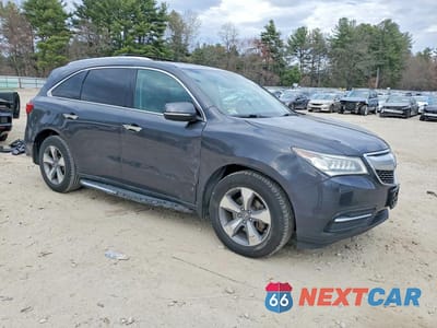 Czwarte zdjęcie samochodu z boku: 2016 ACURA MDX VIN:5FRYD4H24GB013994 - miniatura