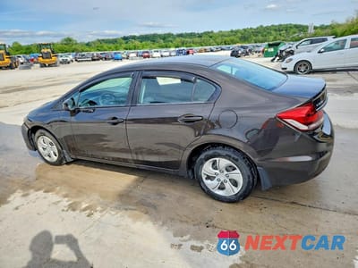 Drugie zdjęcie samochodu z przodu: 2013 HONDA CIVIC LX VIN:19XFB2F54DE045832 - miniatura