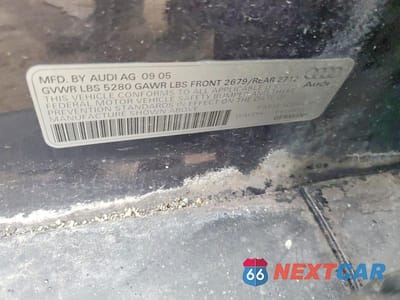 Zdjęcie 12 z 12 samochodu: 2006 AUDI A6 3.2 QUATTRO VIN:WAUDH74F86N081176 - miniatura