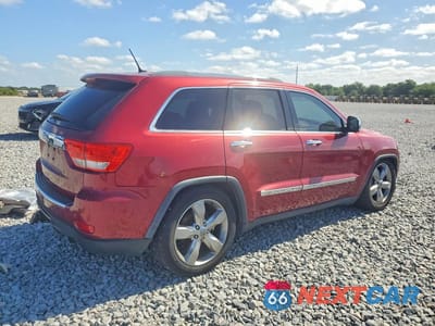 Trzecie zdjęcie samochodu z tyłu: 2012 JEEP GRAND CHEROKEE OVERLAND VIN:1C4RJFCT7CC297753 - miniatura