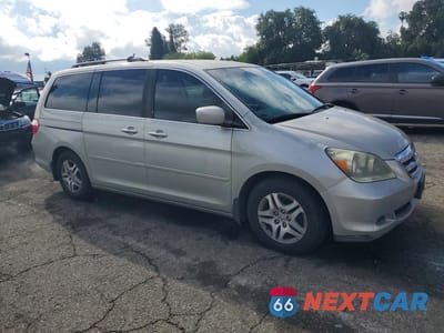 Czwarte zdjęcie samochodu z boku: 2006 HONDA ODYSSEY EX VIN:5FNRL384X6B434654 - miniatura