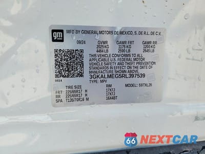 Zdjęcie 13 z 13 samochodu: 2024 GMC TERRAIN SLE VIN:3GKALMEG5RL397539 - miniatura