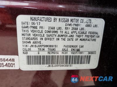 Zdjęcie 13 z 13 samochodu: 2017 INFINITI QX50 BASE VIN:JN1BJ0RP5HM389151 - miniatura