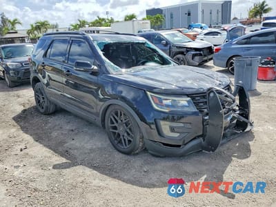 Czwarte zdjęcie samochodu z boku: 2016 FORD EXPLORER SPORT VIN:1FM5K8GT1GGC98960 - miniatura
