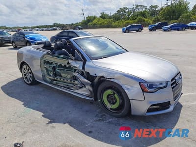 Czwarte zdjęcie samochodu z boku: 2015 AUDI A5 PREMIUM PLUS VIN:WAUMFAFH6FN010866 - miniatura