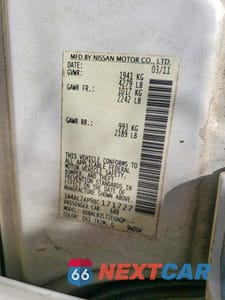 Zdjęcie 12 z 12 samochodu: 2011 NISSAN ALTIMA 2.5 VIN:1N4AL2AP9BC171727 - miniatura