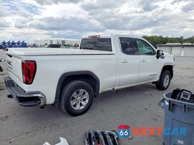 Trzecie zdjęcie samochodu z tyłu: 2021 GMC SIERRA C1500 SLE VIN:1GTR8BED3MZ203389 - miniatura