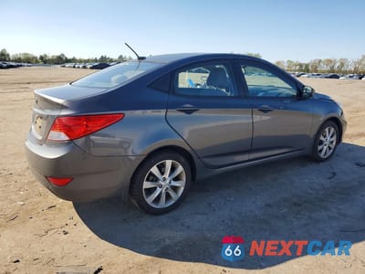 Trzecie zdjęcie samochodu z tyłu: 2012 HYUNDAI ACCENT GLS VIN:KMHCU4AE8CU226136 - miniatura