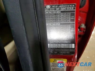 Zdjęcie 12 z 12 samochodu: 2012 LAND ROVER LR2 HSE VIN:SALFR2BN0CH284233 - miniatura