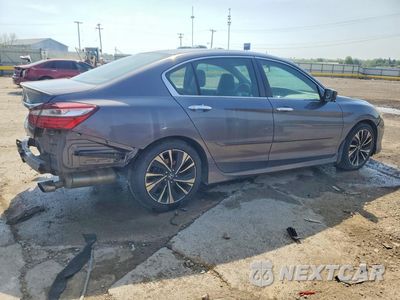 Trzecie zdjęcie samochodu z tyłu: 2017 HONDA ACCORD SPORT VIN:1HGCR2E56HA036950 - miniatura