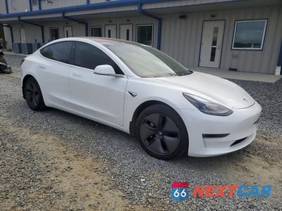 Czwarte zdjęcie samochodu z boku: 2018 TESLA MODEL 3 VIN:5YJ3E1EB6JF178982 - miniatura