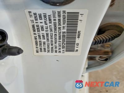Zdjęcie 13 z 13 samochodu: 2019 HONDA CIVIC LX VIN:19XFC2F6XKE008156 - miniatura